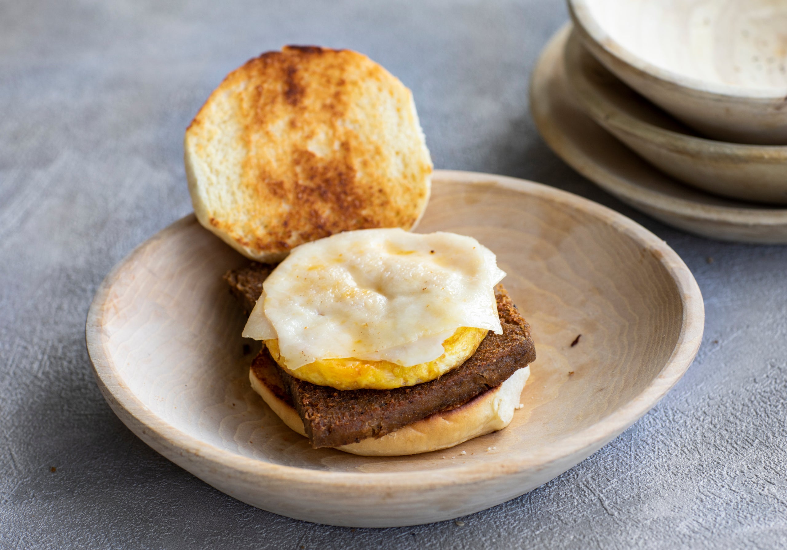 Scrapple, Egg, & Cheese Sandwich | September Farm LLC